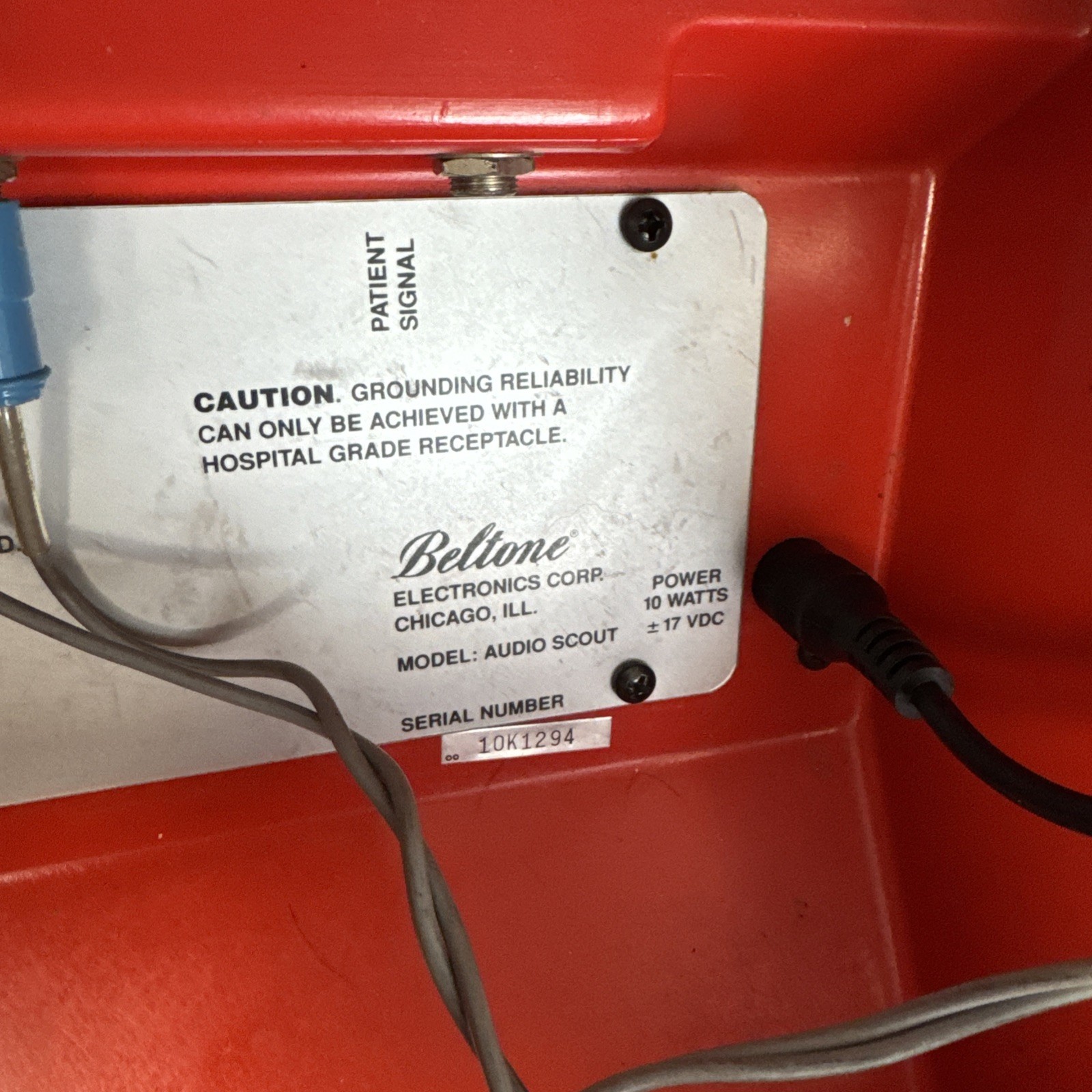 Beltone Audio Scout Audiometer w/ Headphones Medical Hearing Tone Generator
