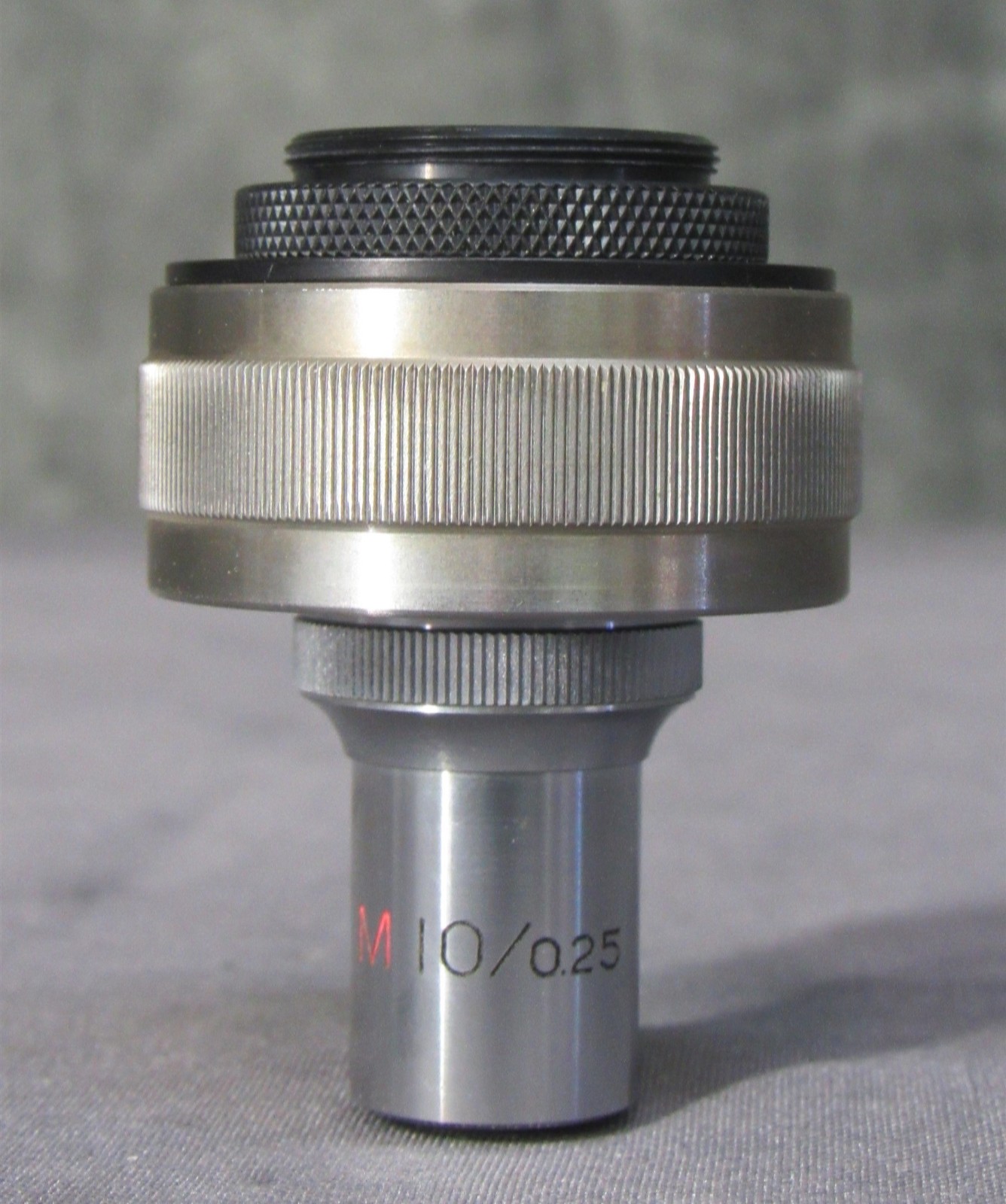 Bausch Lomb M 10 / 0.25 Microscope/Camera Metallurgical Objective and C-Mounts