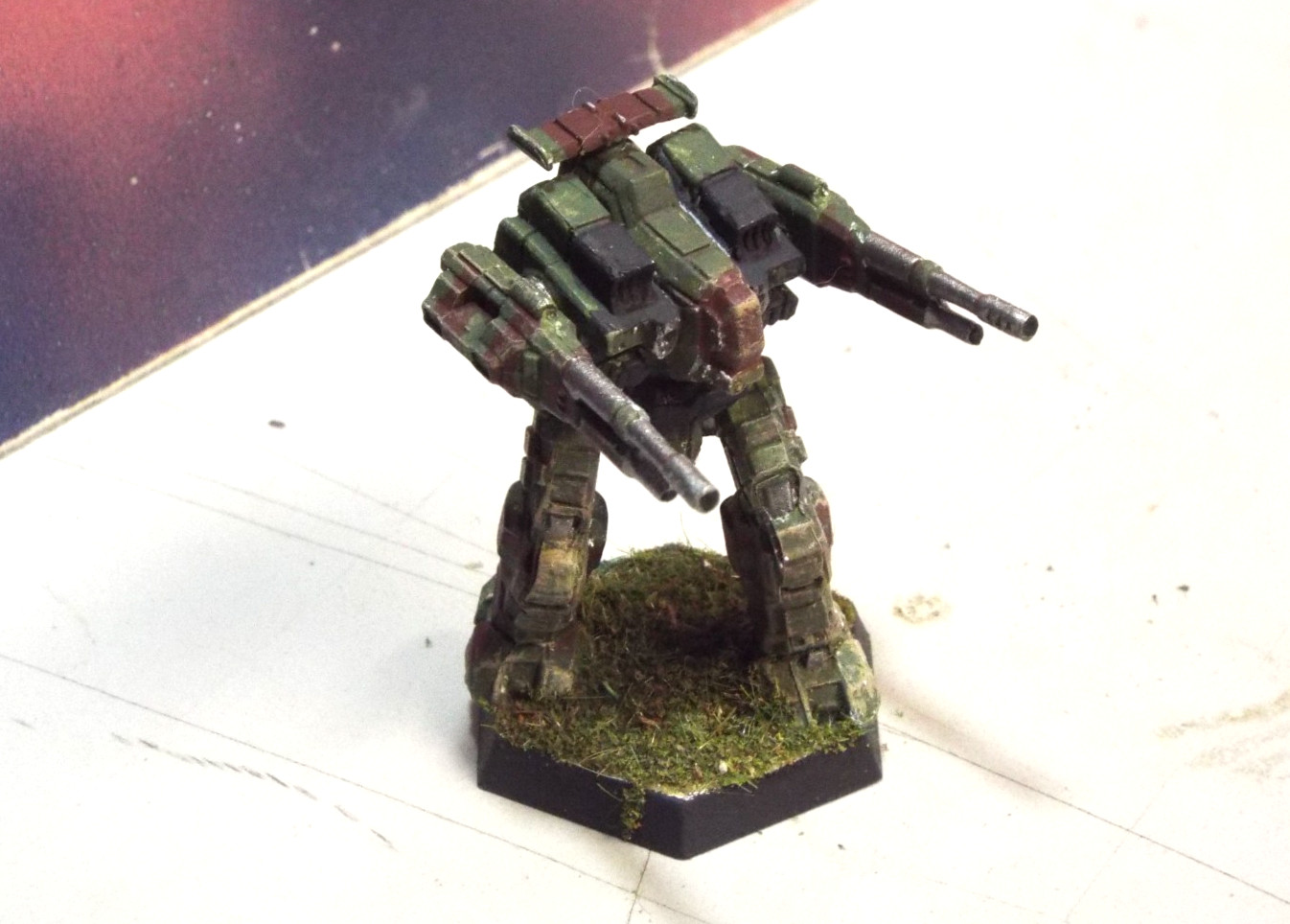 BATTLETECH RIFLEMAN MECH (CATALYST, PLASTIC, PAINTED)