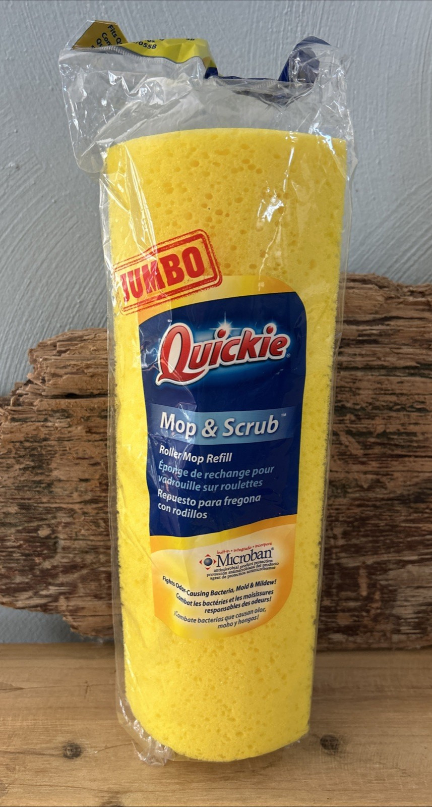 Quickie Jumbo Mop & Scrub Roller Mop Refill Type P Fits #055/055B