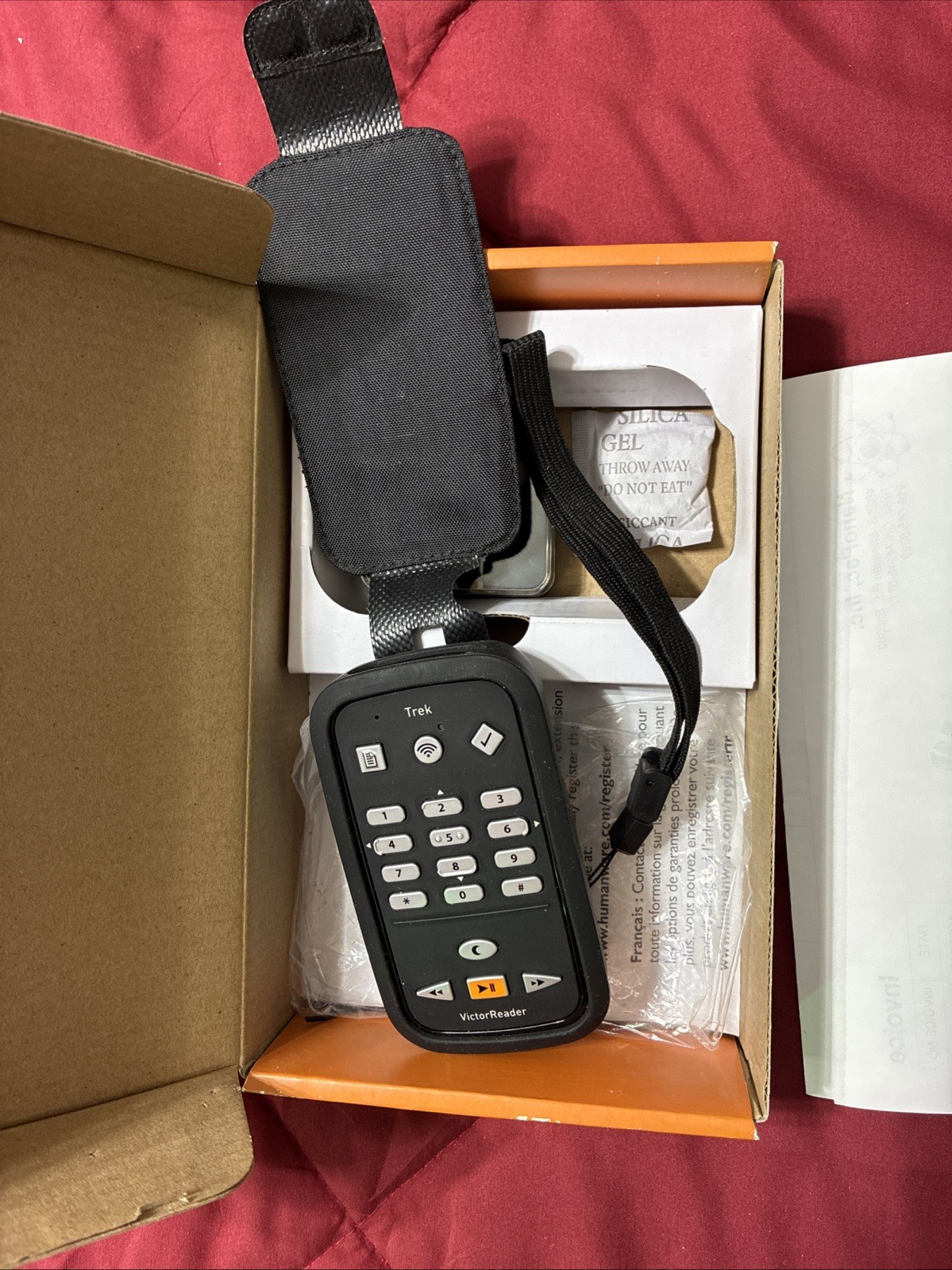 Victor Reader Trek Humanware GPS Navigation Entertainment Blind Low Vision Guide