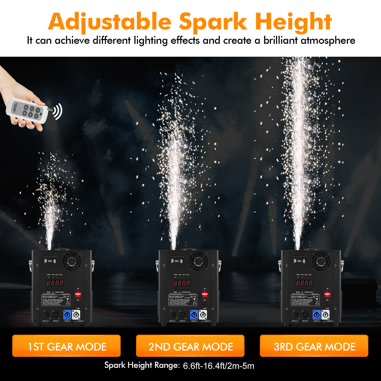 750W Cold Spark Machine Firework Machine DMX DJ Wedding Stage Effect Machine