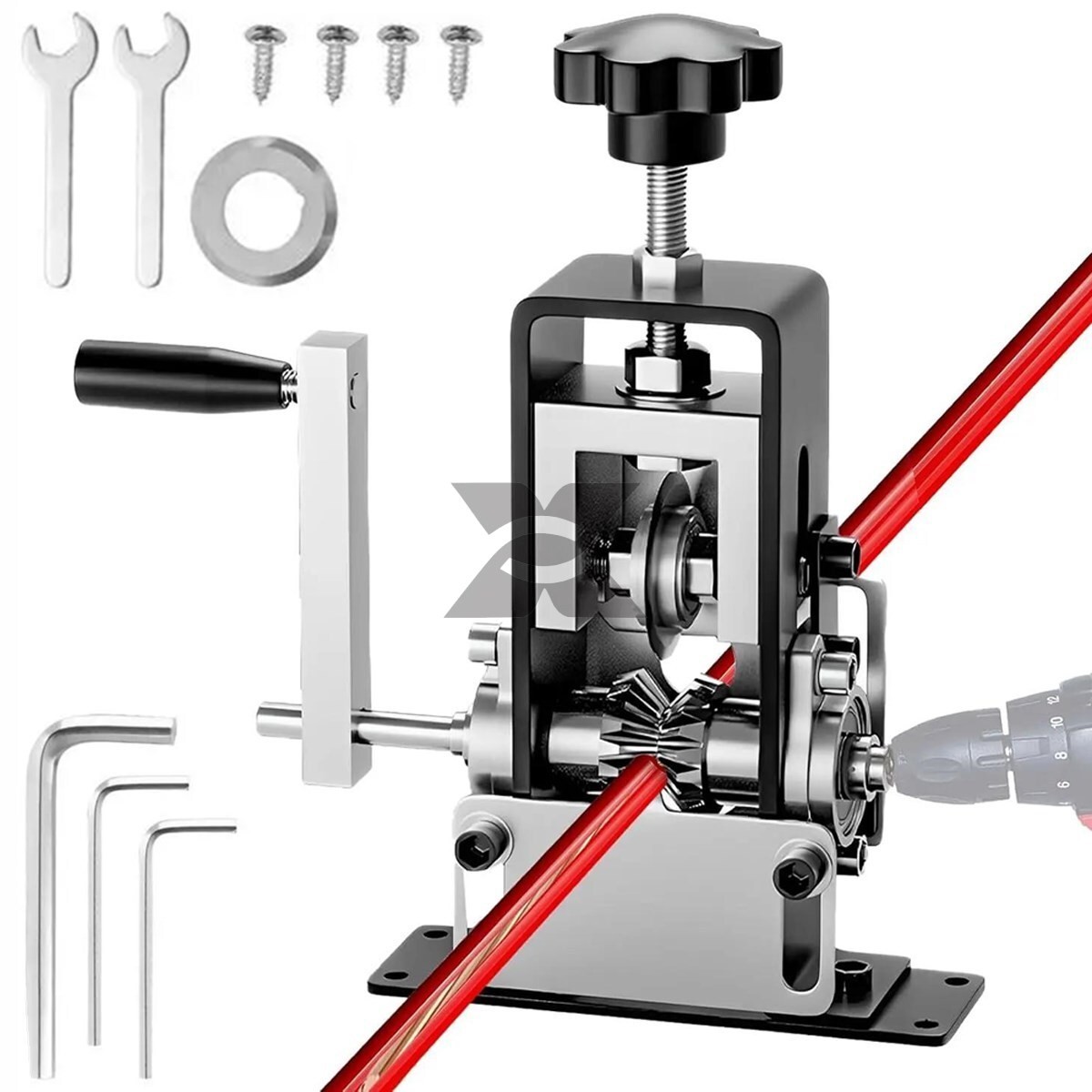 Manual Wire Stripping Machine Portable Cable Stripper 1mm to 21mm Hand Crank
