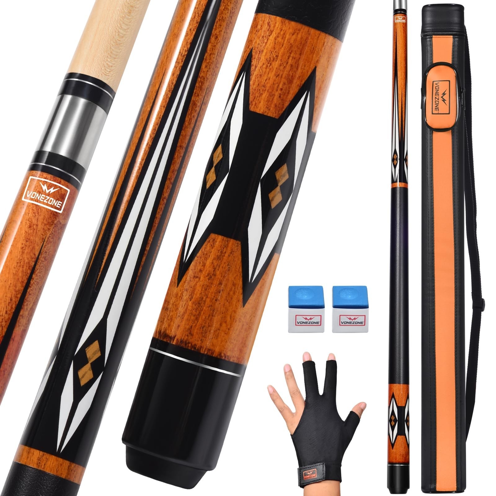 Pool Cue Stick,Pro Cue with Hard Case,Pool Sticks for Adults,Womens Pool Cue,...