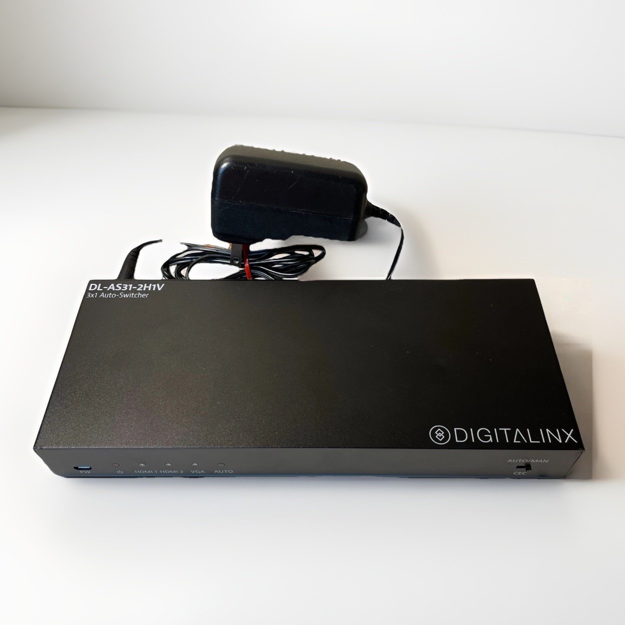 DigitaLinx DL-AS31-2H1V 3x1 HDMI VGA Auto Switcher w/ Power Adapter Tested