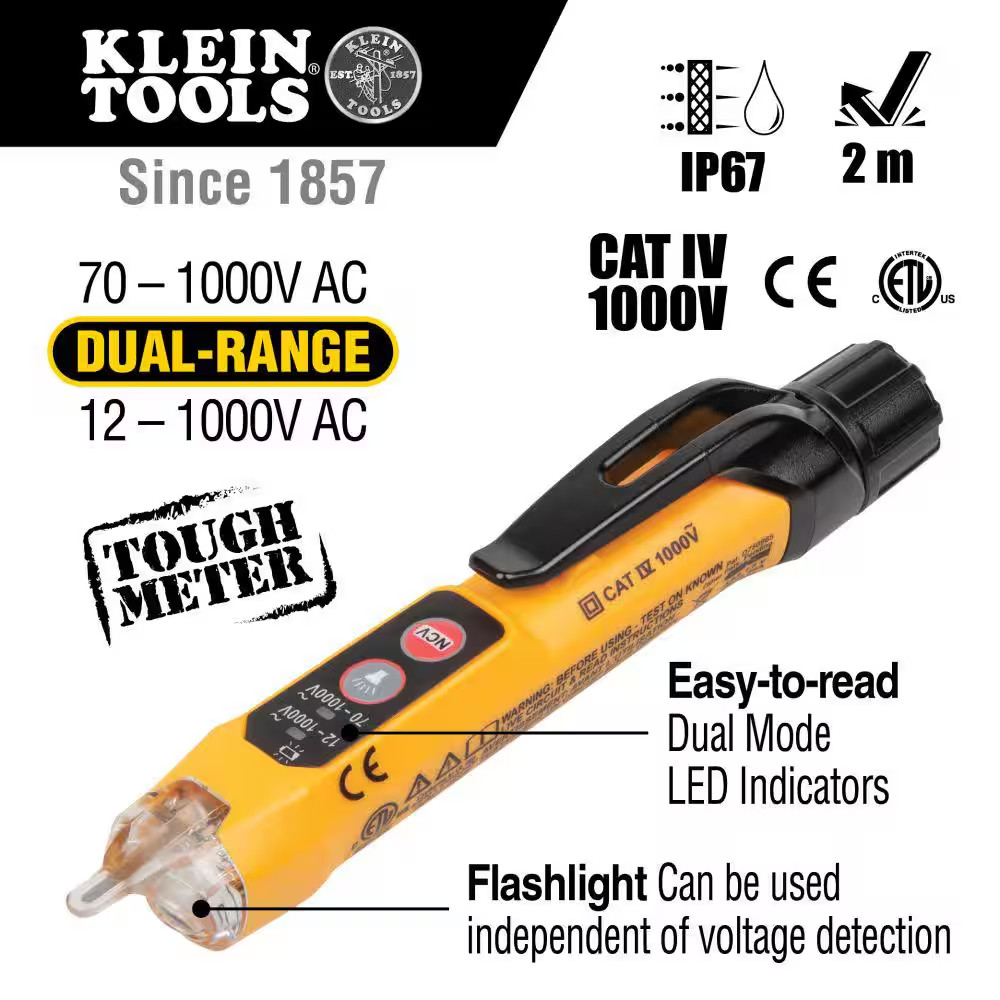 Multimeter, Voltage Tester and Outlet Tester Premium Electrical Tool Set