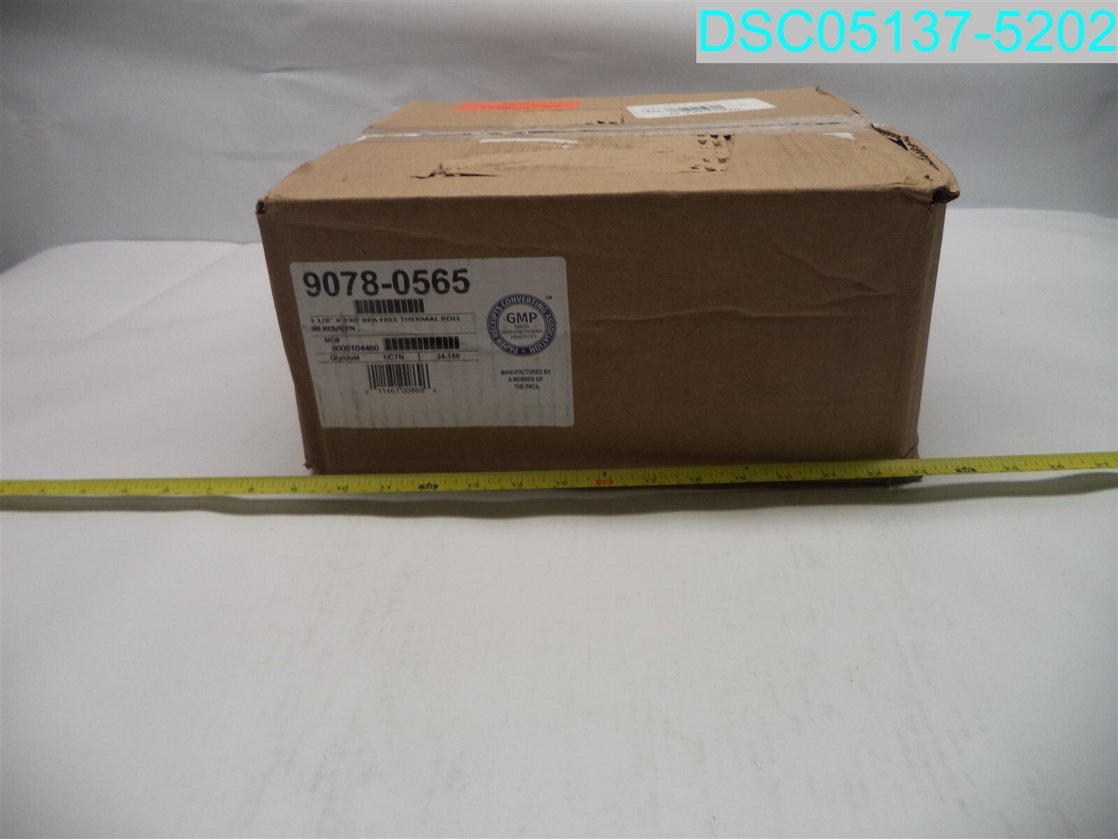 QTY=50: 3 1/8" x 230' Thermal Cash Register POS Paper Roll 011461008696