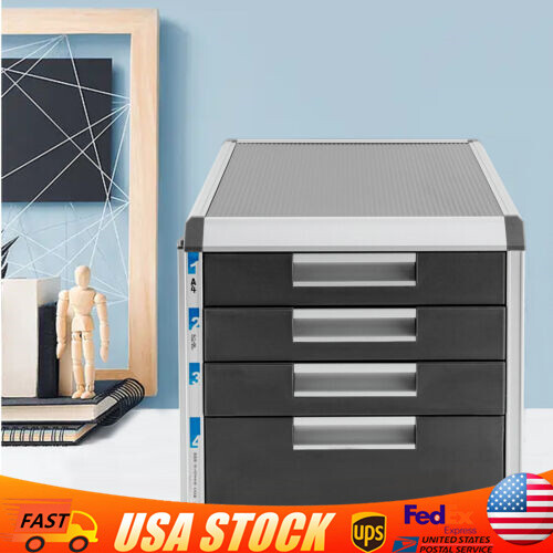 Locking Drawer Cabinet Desk Organizer - Home Office Desktop File Storage Box??