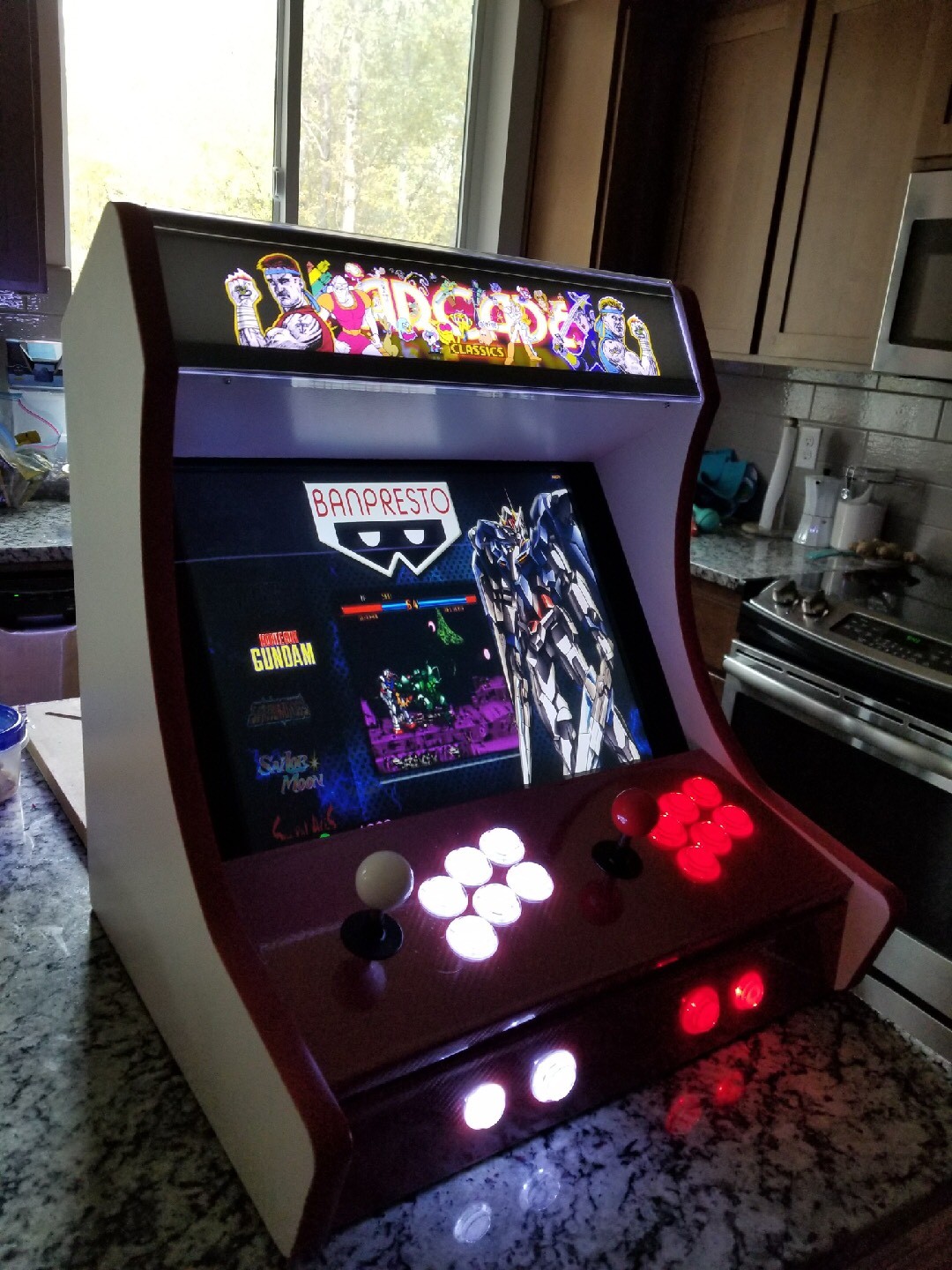 Custom Size Arcade Marquee + 35" x 18" Max Size