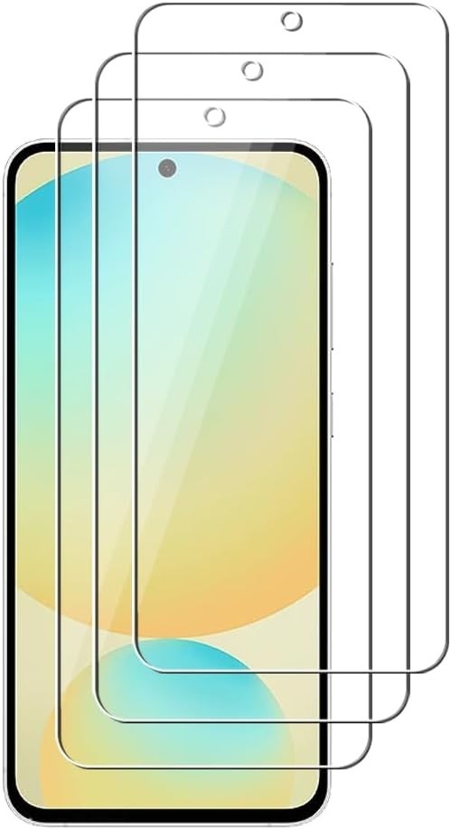 3 Pack Tempered Glass Protector, Anti Scratch, for Samsung Galaxy S24 FE 5G