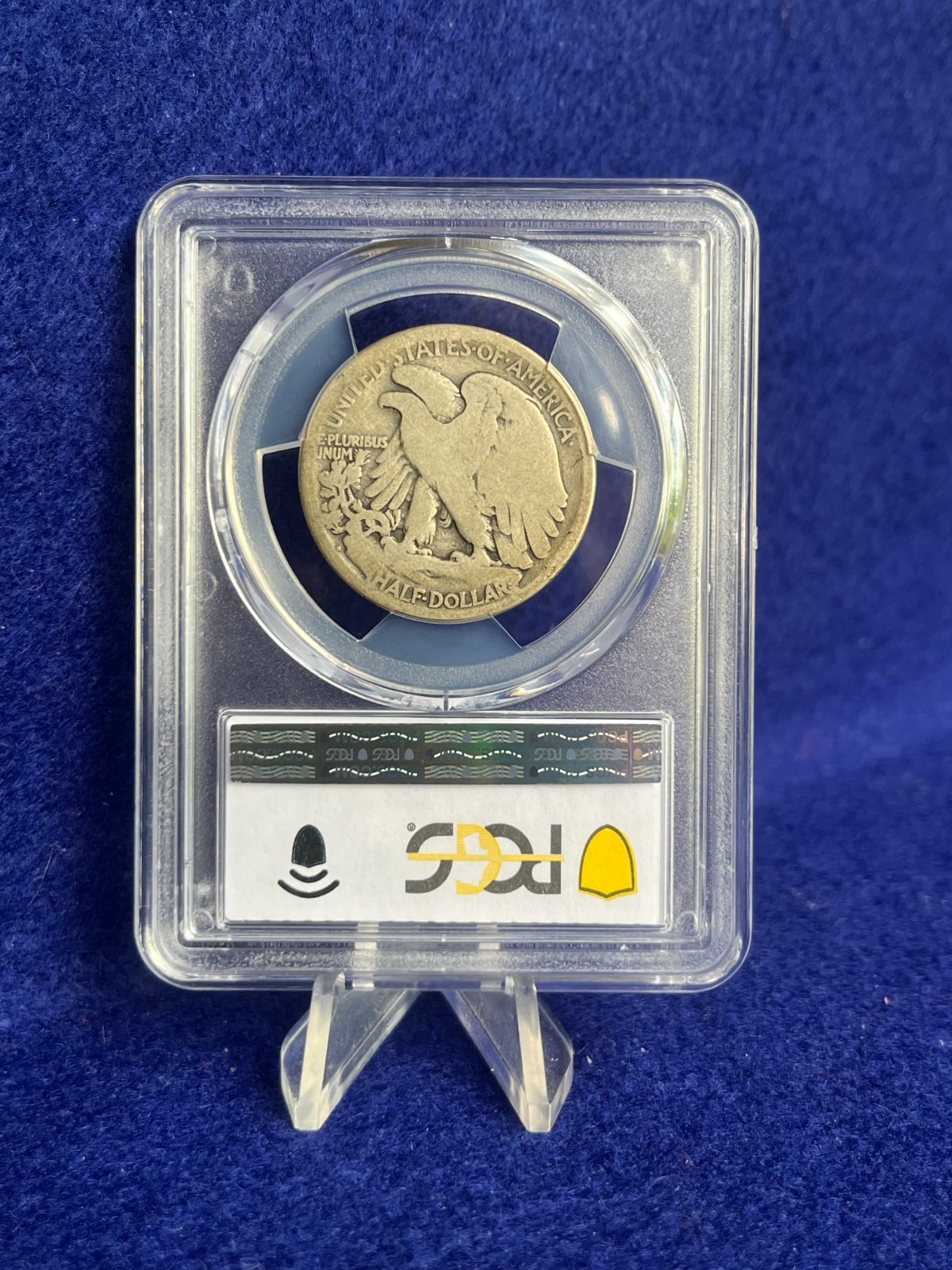 1918-D Walking Liberty Half Dollar 50c *PCGS G4 Good* Solid Coin