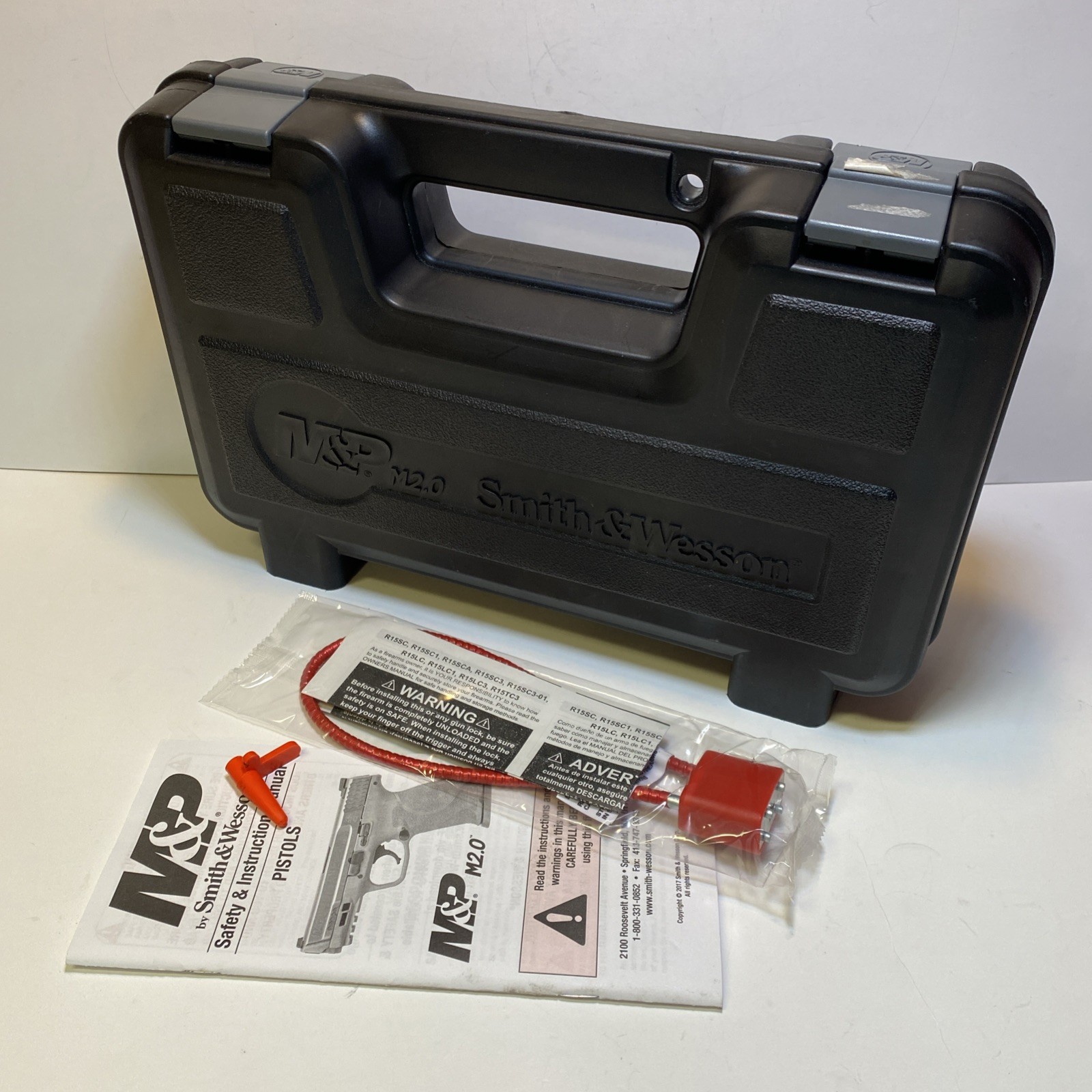 Smith & Wesson M&P9 M2.0 Factory Hard Case 9mm Pistol Box OEM Storage Case Only