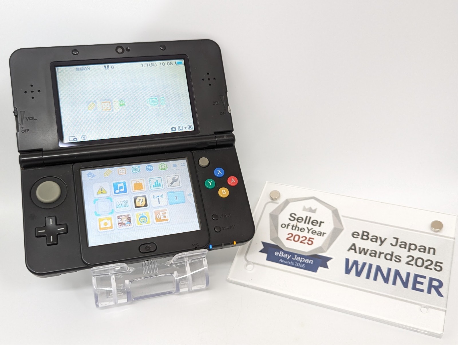 B1486 Nintendo new 3DS console Black Japan  fx