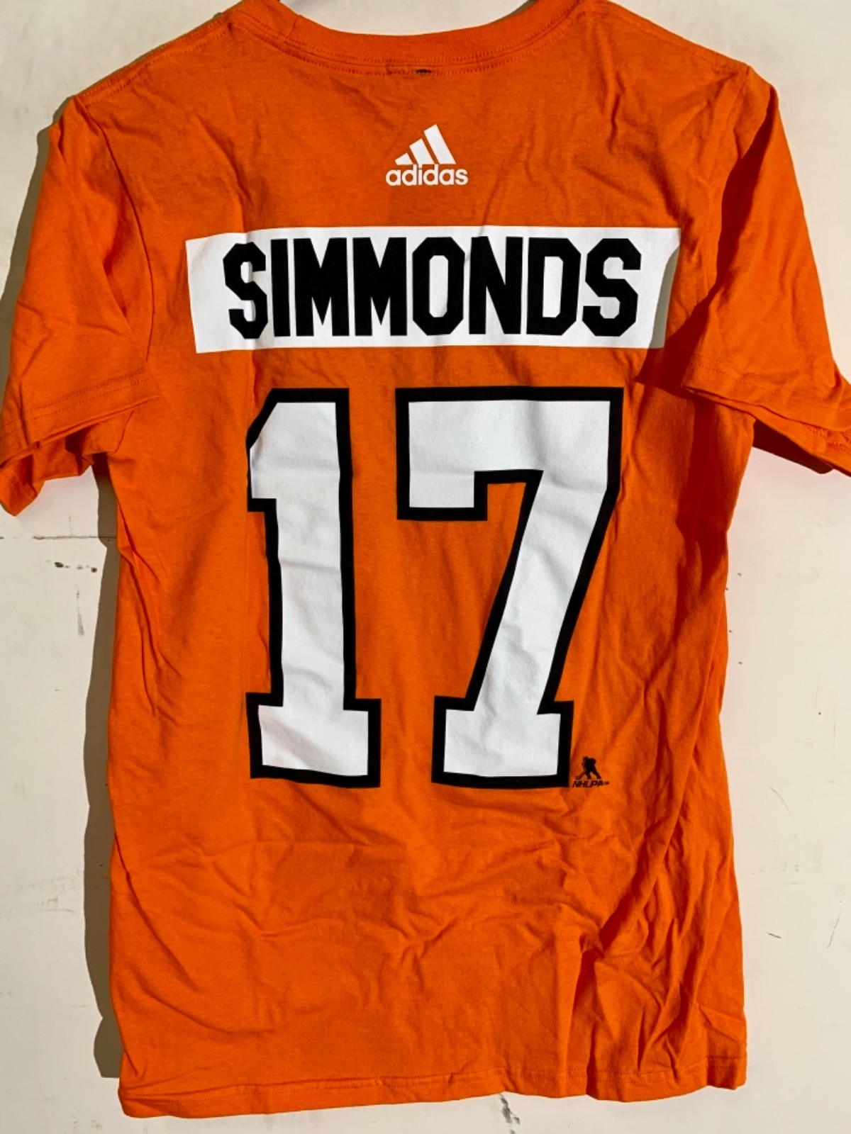 adidas  NHL T-Shirt Philadelphia Flyers Simmonds Orange sz M