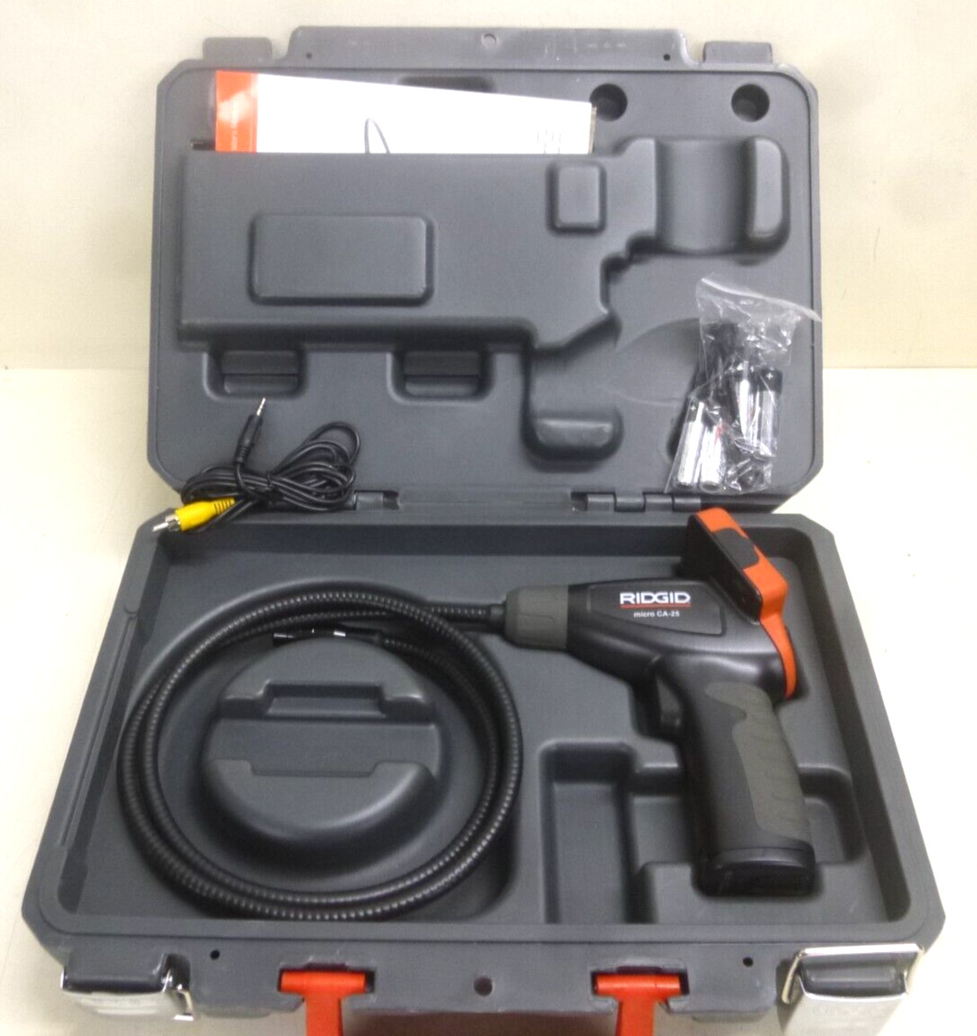 NEW RIDGID Video Borescope 3 ft Observation Dp, 2.4" Monitor Size, Video, CA-25