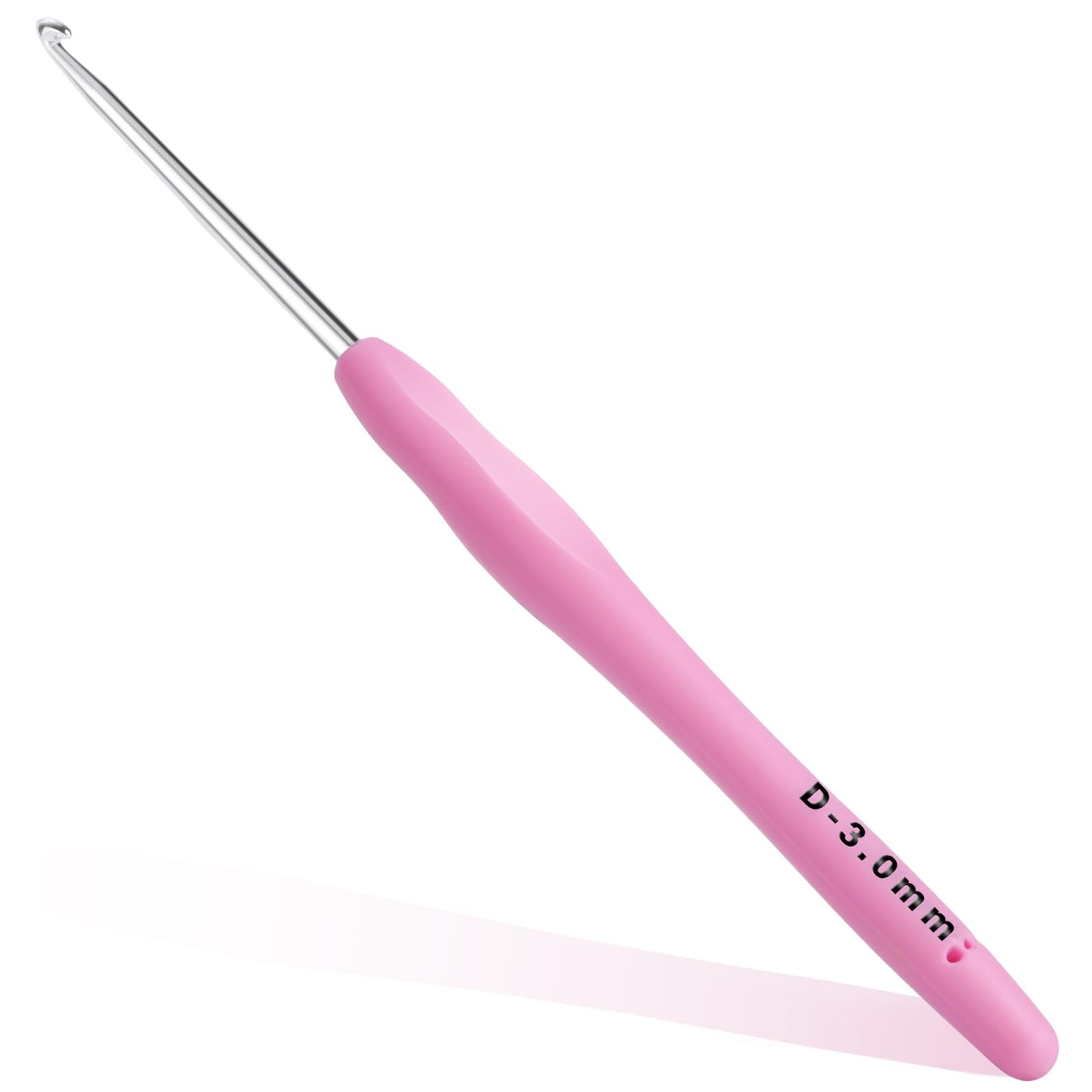 3mm Crochet Hook, Ergonomic Crochet Hook, Smooth and Extra Long  Knitting