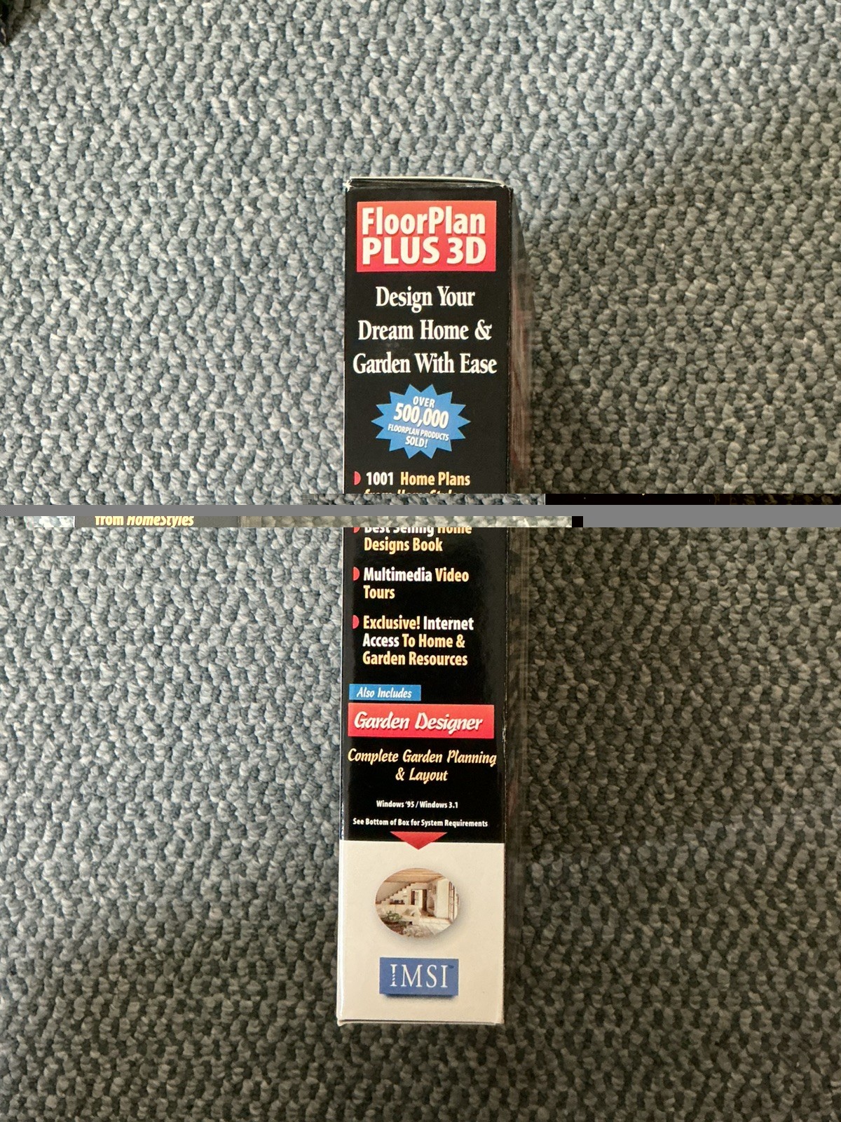 IMSI FloorPlan Plus 3D Garden Designer PC Software. CD’s & Floopy disk