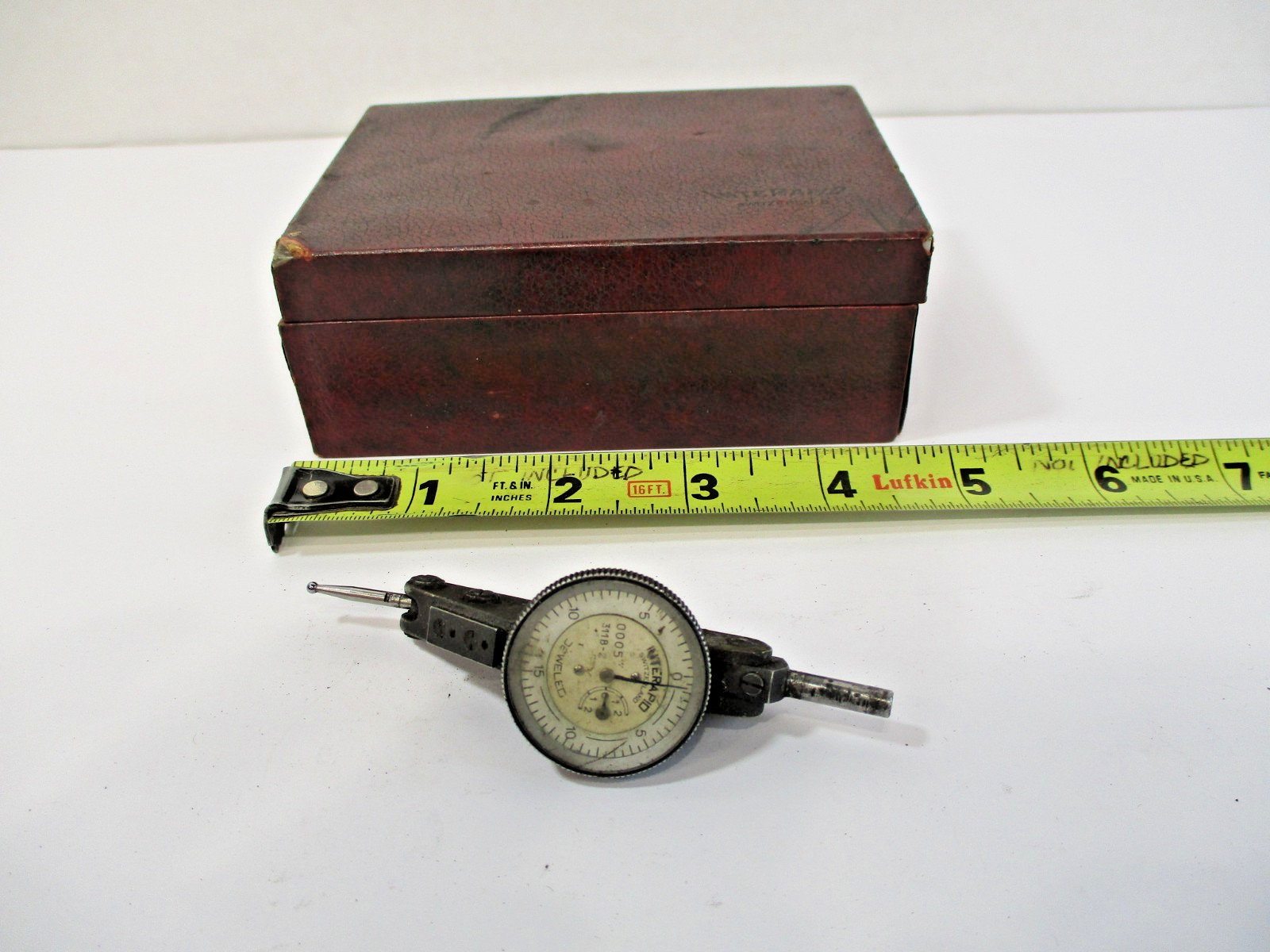 INTERAPID Dial Indicator # 311B - 2 x .0005" Grads .078" Probe & Case 311 in GC