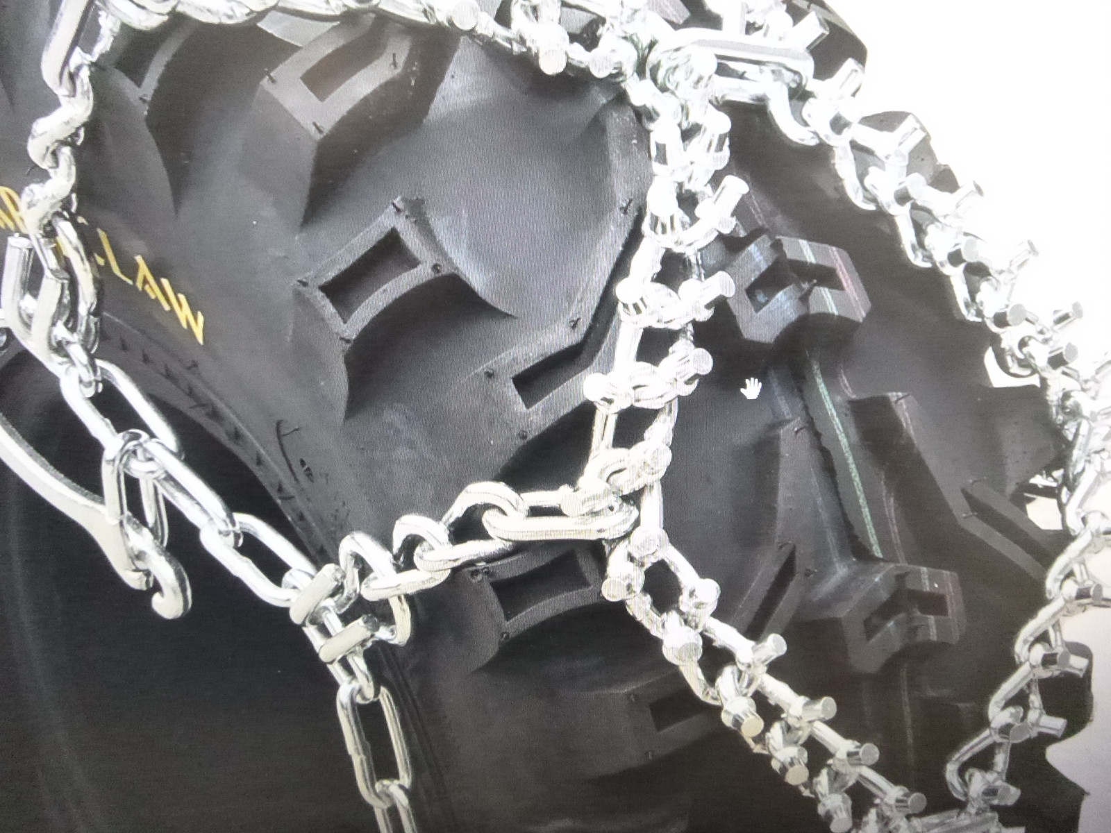 Pair ATV615STUD 25x11-8 ATV UTV Stud Tire Chains