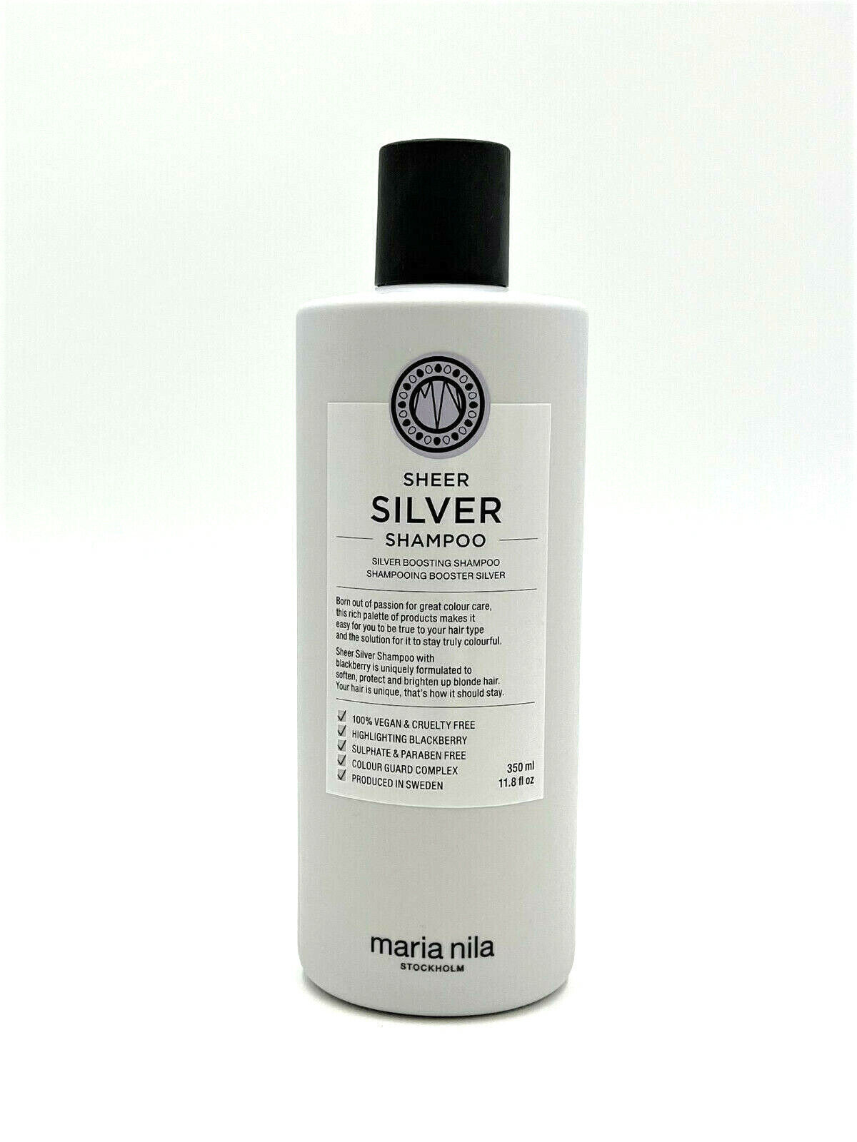 Maria Nila Sheer Silver Shampoo 11.8 oz Color Care/100% Vegan