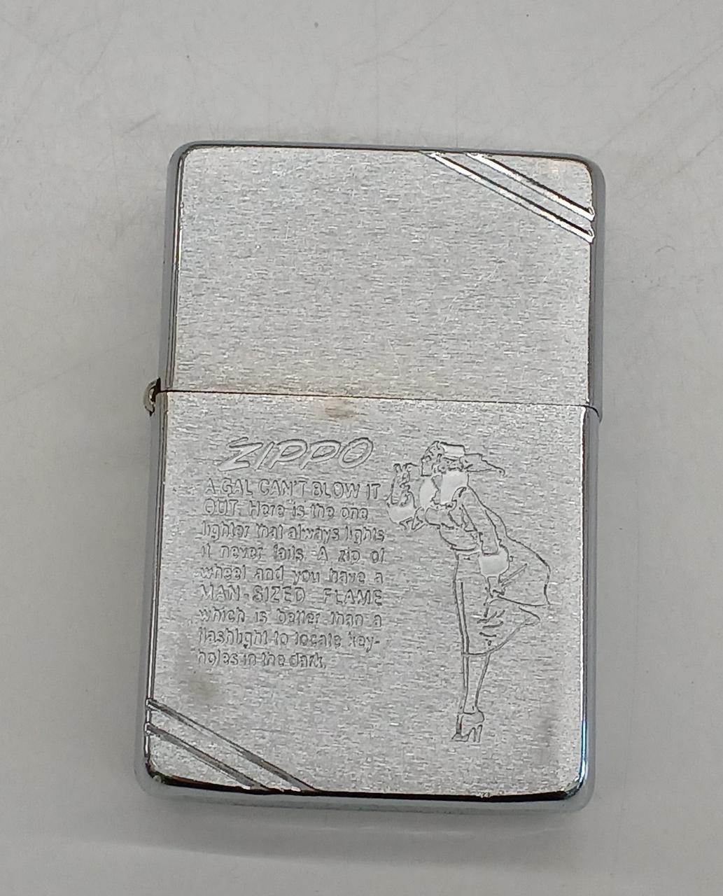 Zippo lighter ZIPPO Model WINDY MESSAGE ZIPPO ZIPPO