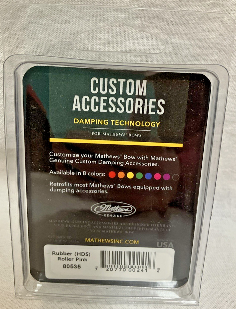 Mathews Archery Custom Color Damping Accessories Rubber string suppressor Pink