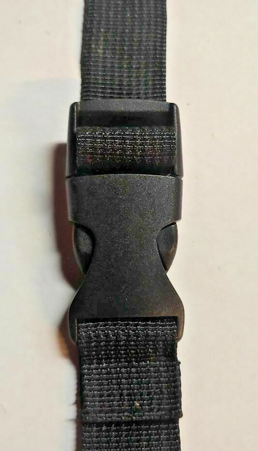 (10 PCS) 48" x 1" Strap Buckle Packing Straps Adjustable 1-Inch Belt Black