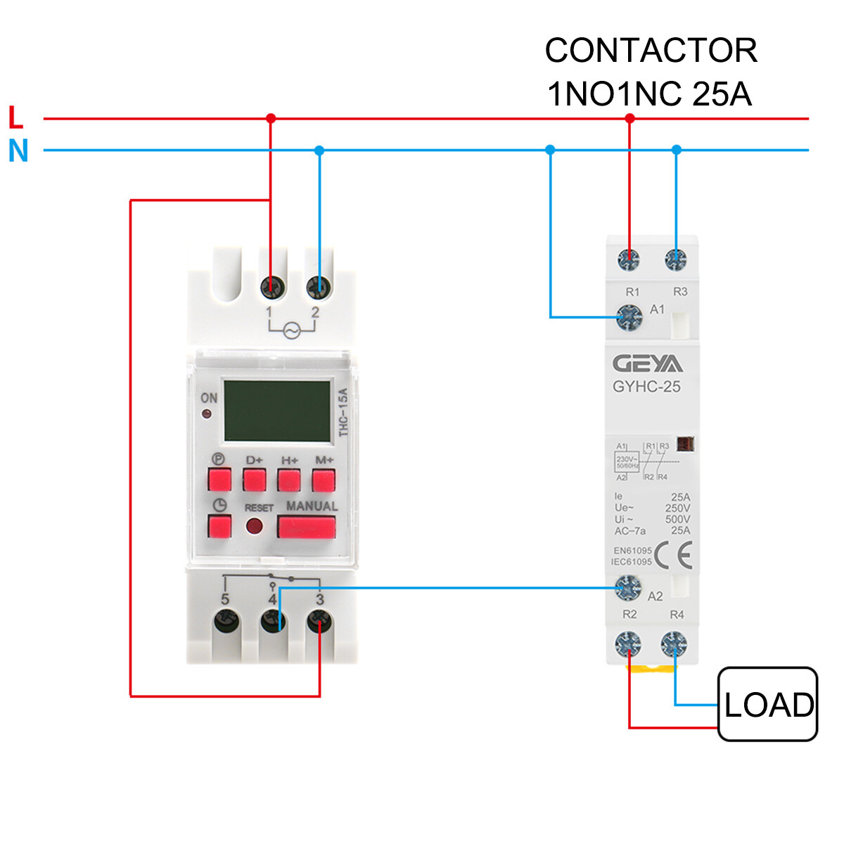 Programmable Digital LCD Timer Weekly Time Electronic Switch 20A AC/DC 12-240V
