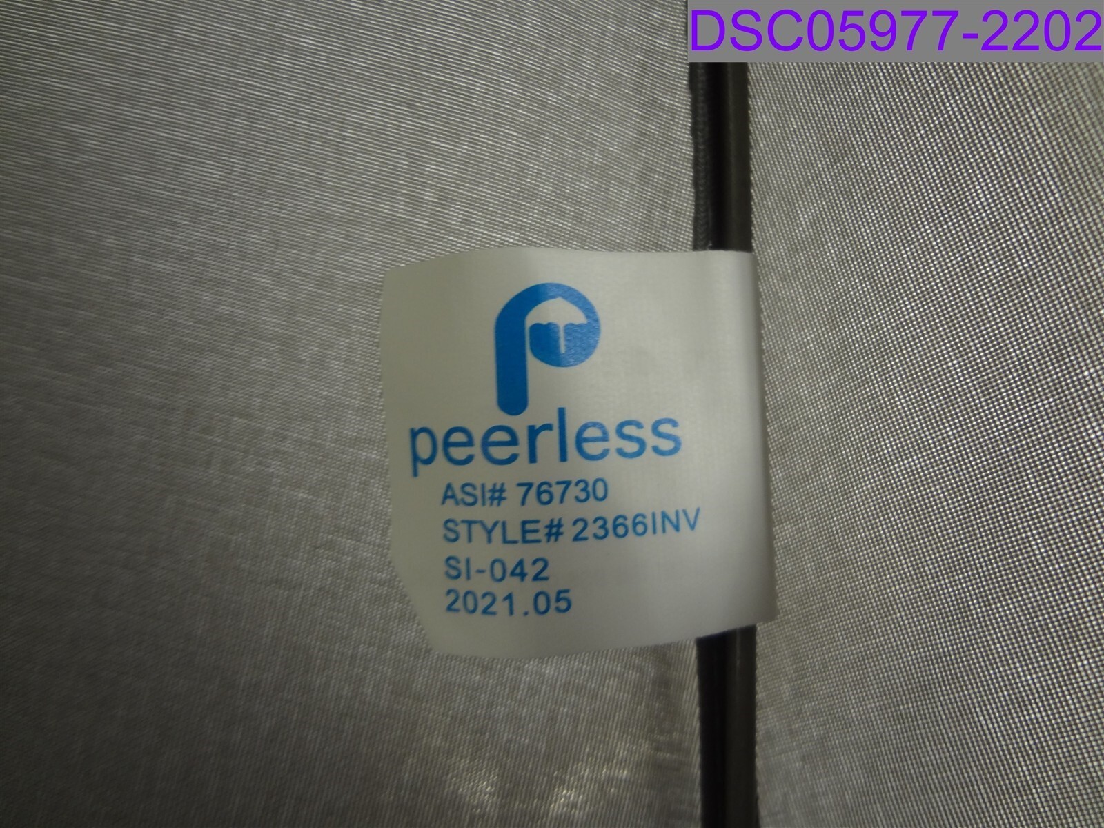 Peerless 46" Arc Umbrella Yankwitt LLP P/N 2366INV