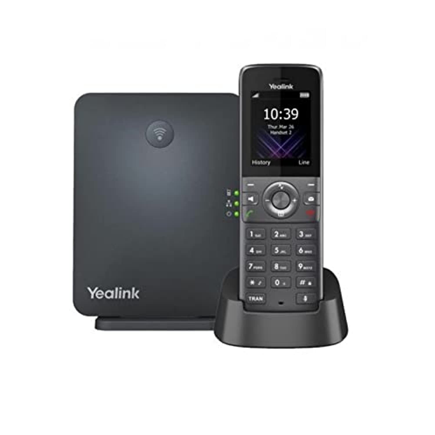 Yealink W73P DECT IP Phone System W73H Handset W70 Base Bundle