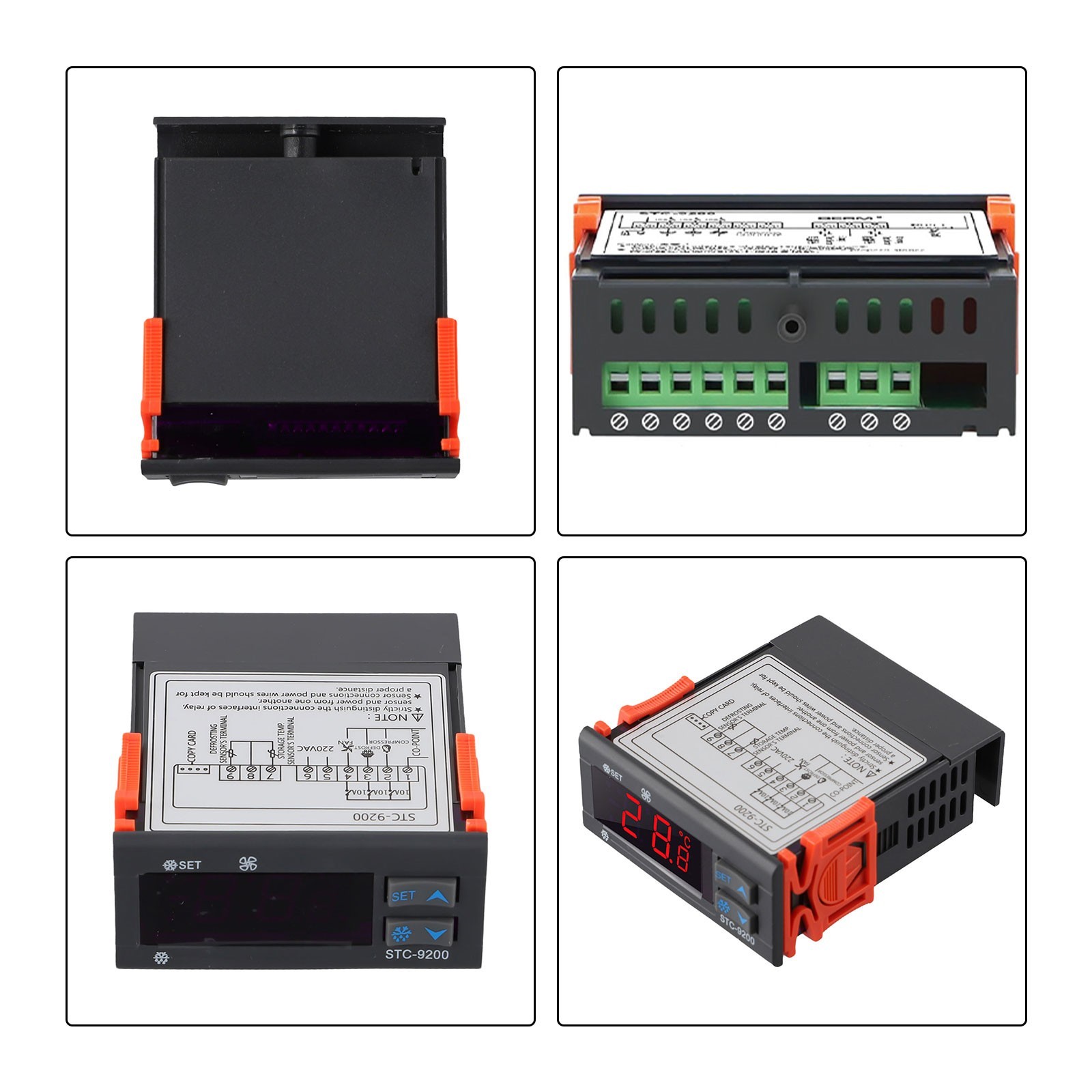 Efficient Cooling Control STC9200 Refrigeration Defrost Fan Controller 220V