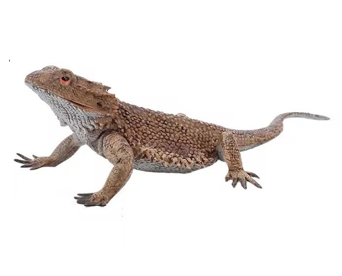 Bearded Dragon Animal Figure Toy PVC Wildlife Small Figurine Birthday Gifts