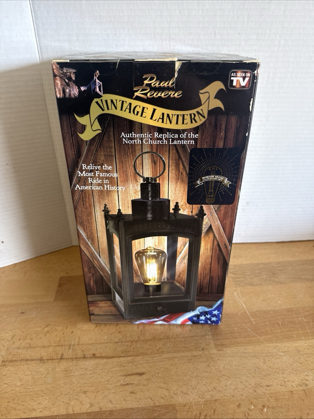 Led Lantern Paul Revere Vintage Style Led Lantern. New Sealed.