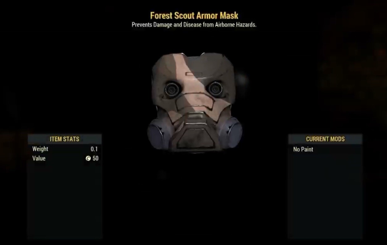 (Xbox) Forest Scout Armor Mask