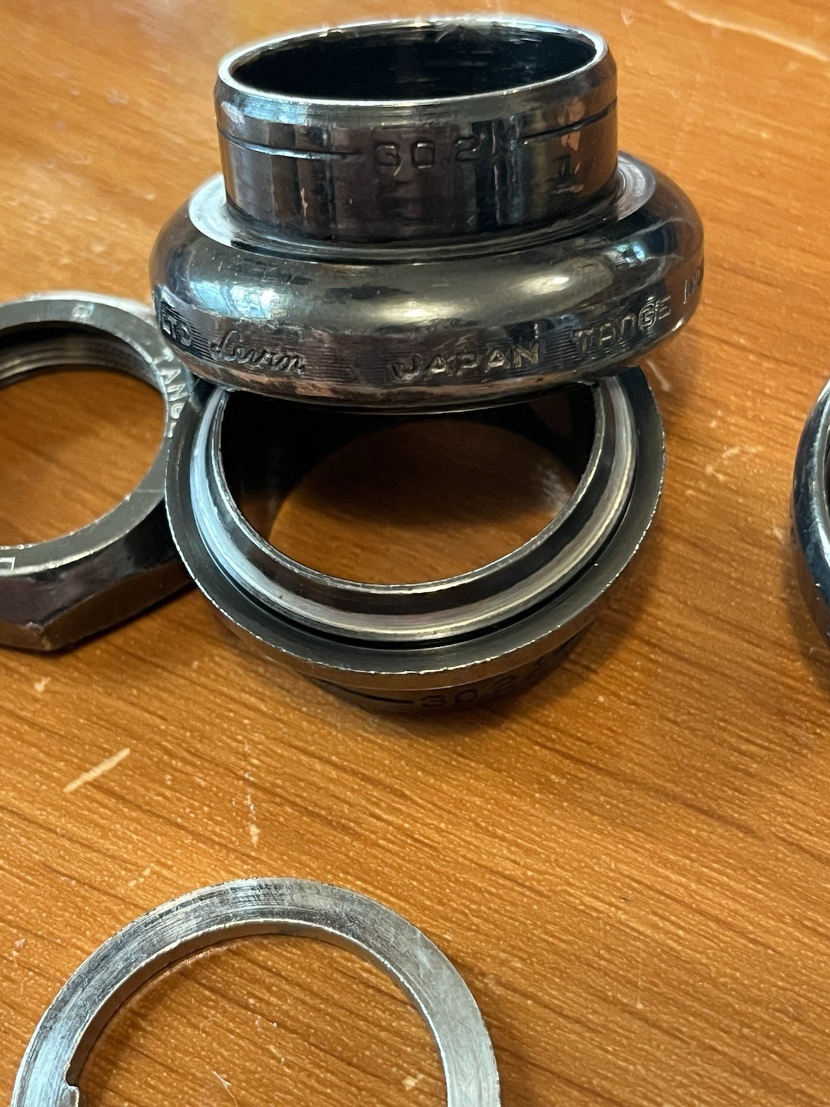 Tange Level NJS Track Headset Black 1” Threaded