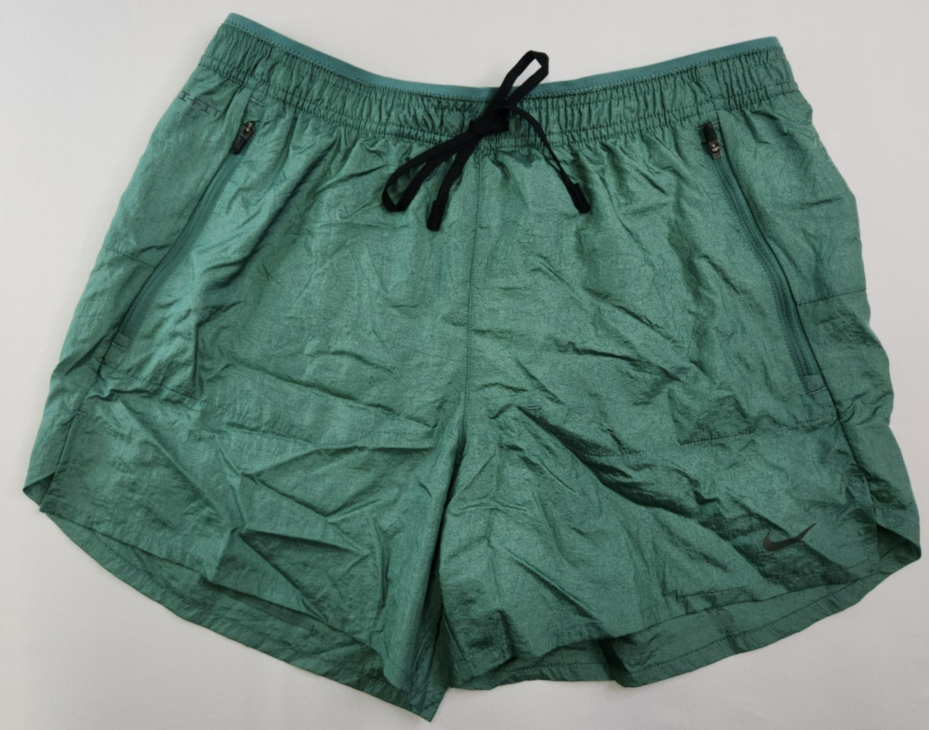 Nike Stride Mens Aqua Green Brief Lined Athletic 5" Shorts Size S FN3391-361