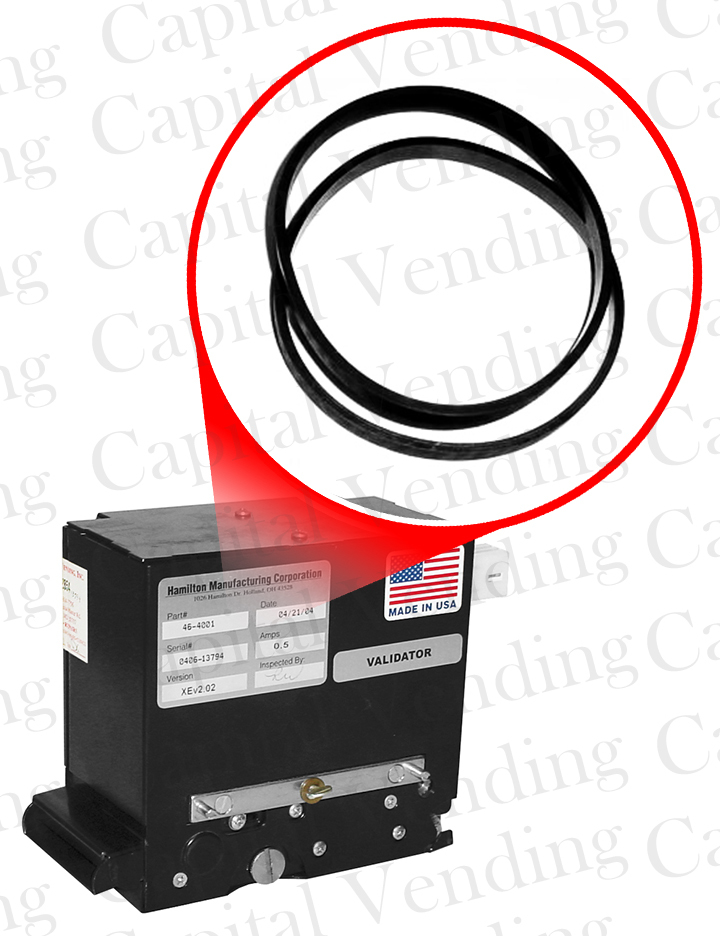 Replacement Belt Kit for Hamilton Dollar Bill Validator  Transport fit HVx  HVxE