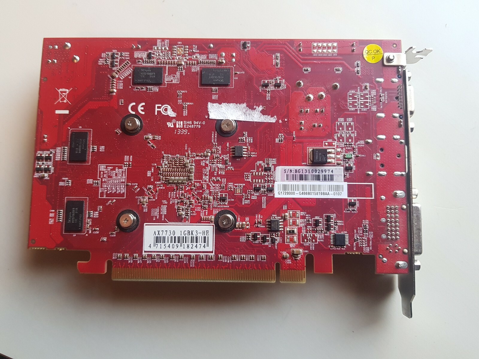 AMD Radeon Graphics Card HD 7730 1 Gigabyte 1G