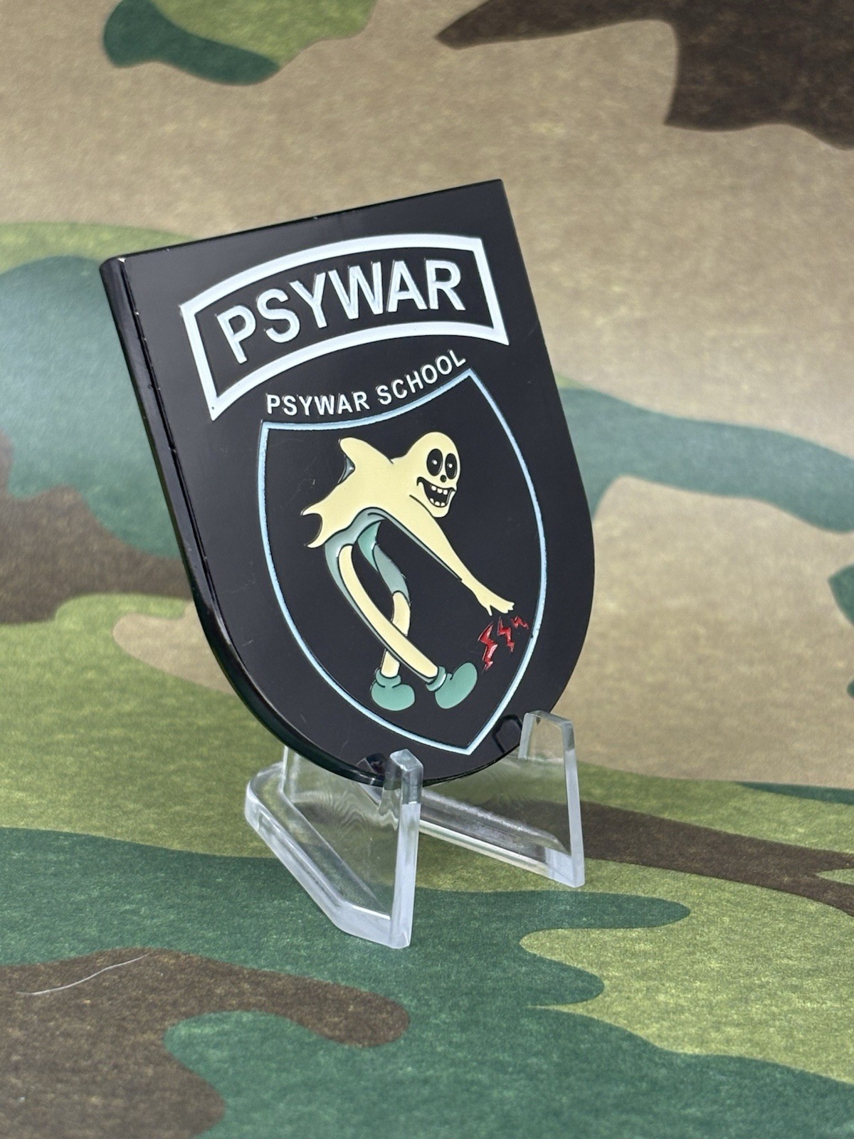 US Army JFK Special Warfare Center And PSYWAR School Challenge Coin SWCS PSYOPS