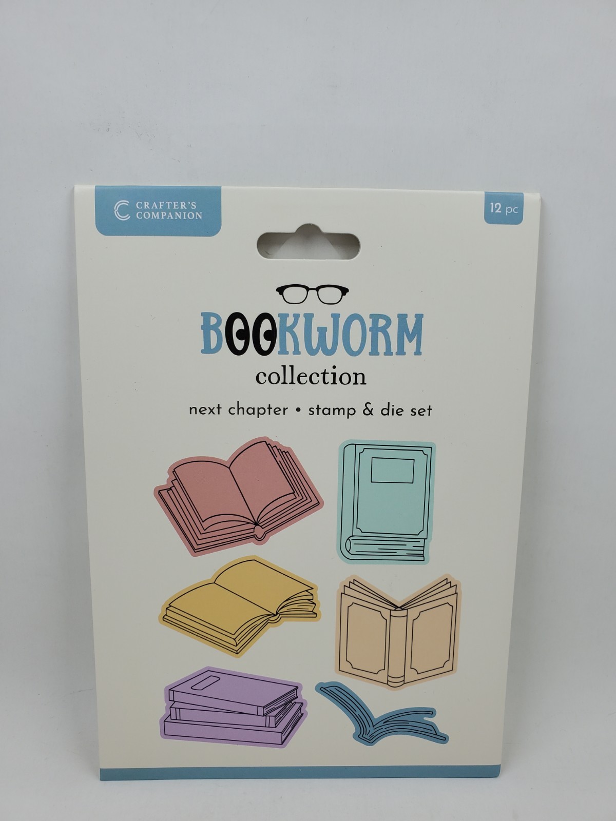 CC2 Crafters Companion Bookworm Collection Next Chapter Books Stamp & Die Set