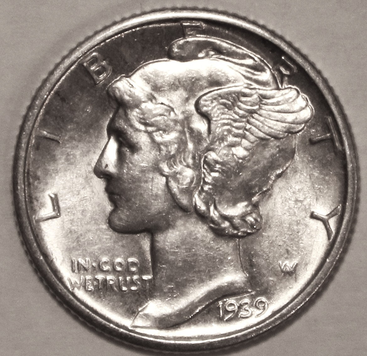 1939-D Mercury Dime - CH BU FSB - #4867D FREE SHIPPING