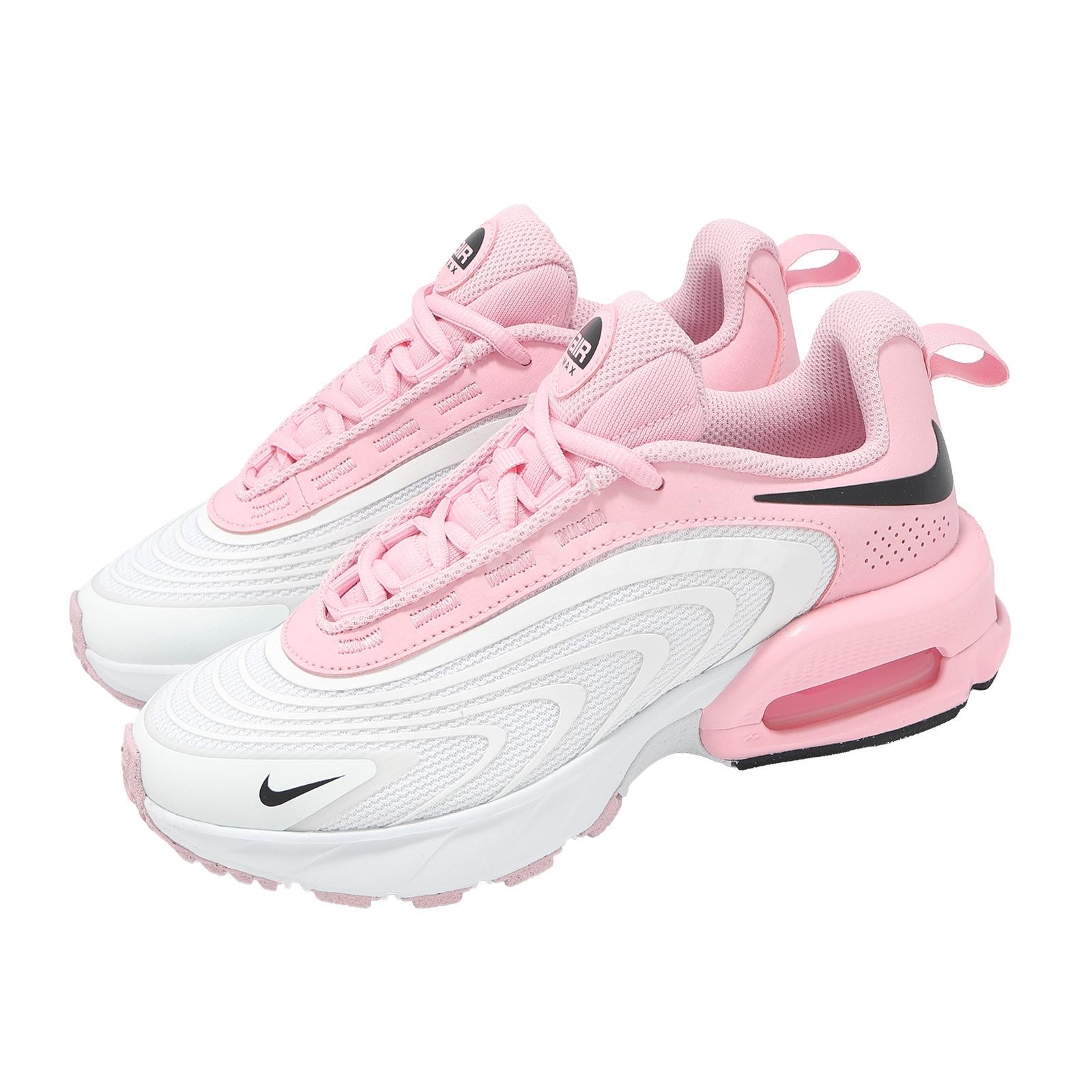Nike Air Max Fire GS White Black Med Soft Pink Kids Youth Casual Shoe IF2622-102