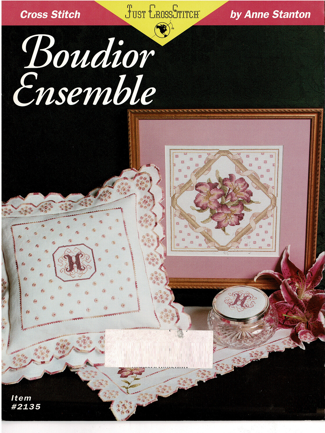BOUDIOR ENSEMBLE  CROSS STITCH LEAFLET