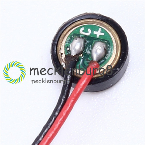 5pcs Electret Condenser 2 Leads 4*1.5mm Microphone MIC Capsule New