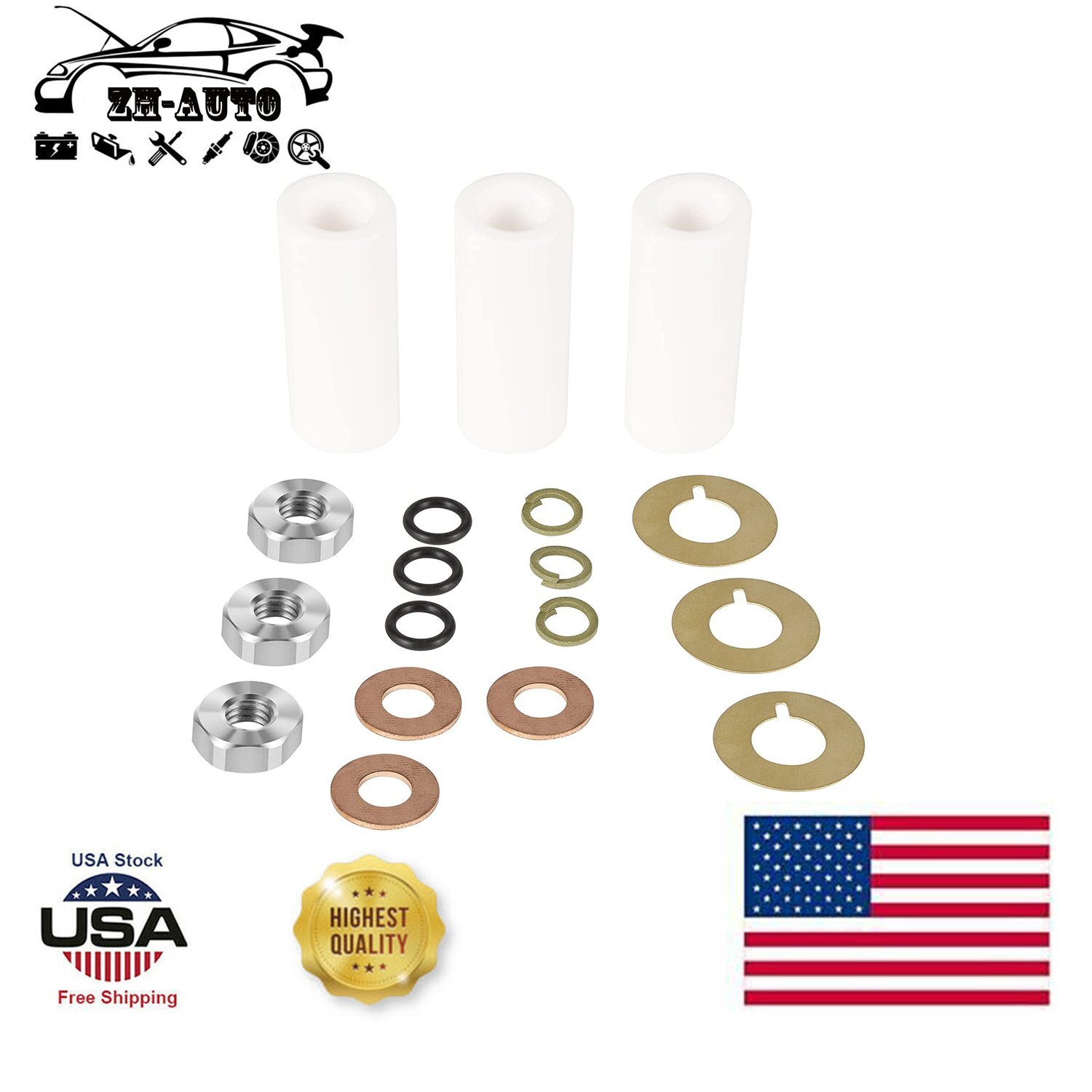 For Annovi Reverberi AR2546 Pump Piston Kit, 18mm RK, RKA, RKV