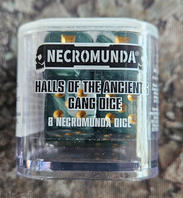 Necromunda - Halls of the Ancients Gang D6 Dice Set - NEW SEALED 301-40