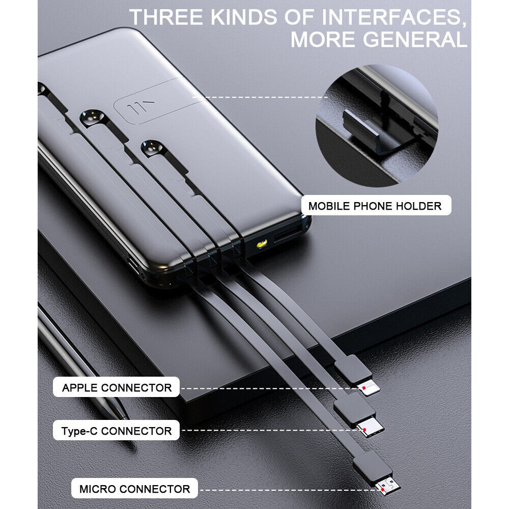 USB Power Bank 9000000mAh Backup External Battery Pack Charger for Cell Phone