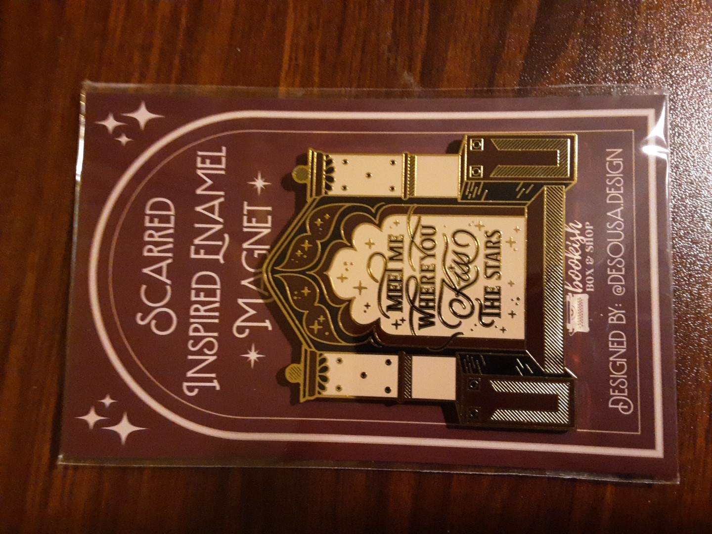 Scarred Inspired Enamel Magnet Bookish Box
