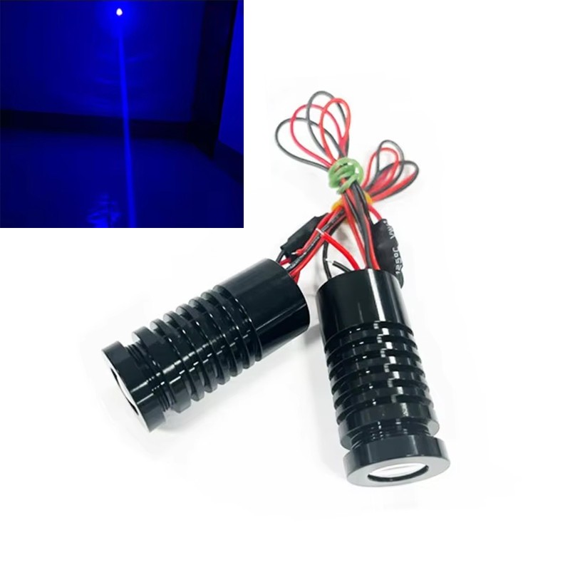 2pcs Fat Dot 450nm 100mW Thick Beam Blue Laser Module for Bar Pub Stage Lighting
