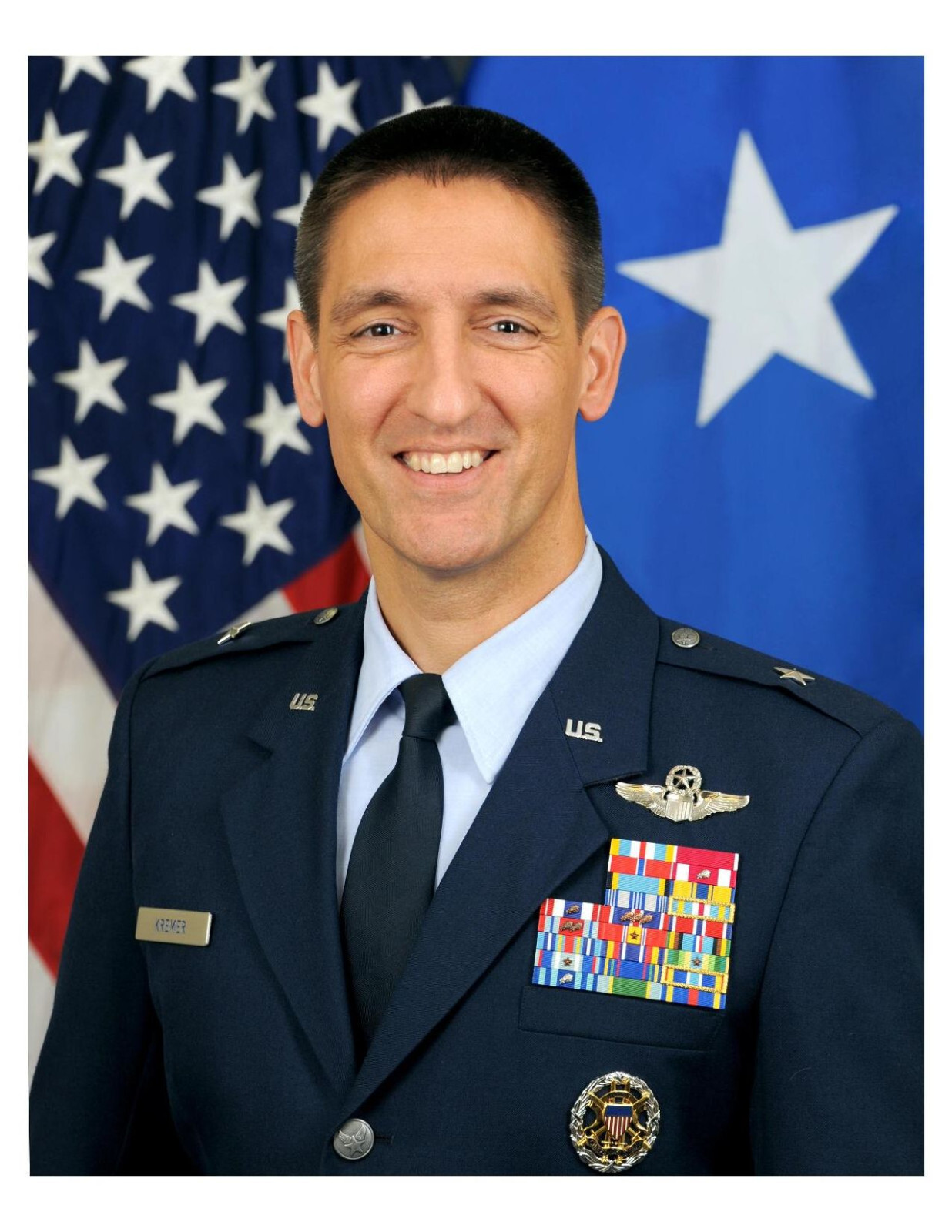 Unites States Air Force General Kyle J. Kremer 8x10 Photo #2 On 8.5" x 11"
